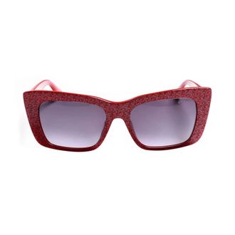 Guess Sunglasses, female, Red, ONE SIZE, Rectangular Acetate Sunglasses for Women
