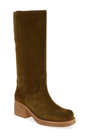 Jeffrey Campbell Reflect Platform Boot in Khaki Suede at Nordstrom Rack, Size 6.5