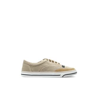 Dolce & Gabbana Sneakers, male, Beige, Size: 8 US DG Sailing Linen Sneakers