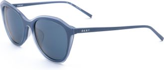 DKNY Womens 54 mm Blue Sunglasses