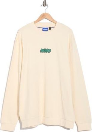 HUGO BOSS Nately Crewneck Sweatshirt in Whisper White at Nordstrom Rack, Size Xx-Large