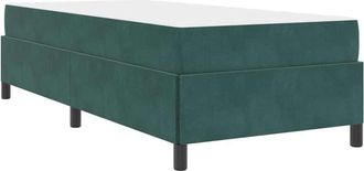 vidaXL Vidaxl - Estructura De Cama Verde Oscuro, Verde Y Blanco 80 X 200 Cm