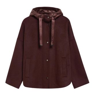 Comma Winterjassen - Dames - Winterjassen - Paars - XS - Leer - Jassen