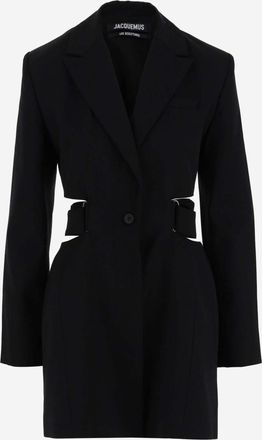 Jacquemus Black La Robe Bari Mini Dress