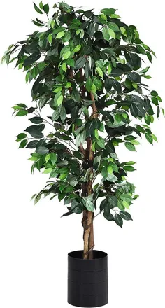 Costway Costway Planta &Aacute;rbol Artificial Con Maceta Altura De 180cm Para Oficina Hogar Decoraci&oacute;n Interior
