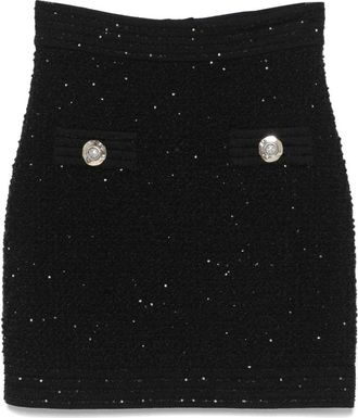 Balmain Mujer, Faldas, Negro, Talla: XS