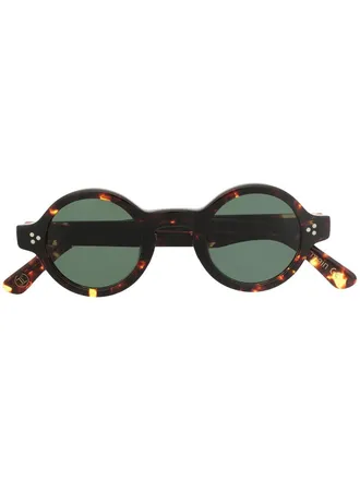 Lesca Occhiali tondi Burt - Marrone