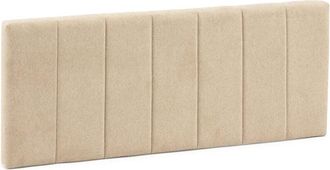 Marckonfort Cabecero Tapizado Malmo 140x60 Cm Color Mostaza. Para Cama 135. Acolchado Con Espuma. Bordado Vertical. 8 Cm De Grosor. Incluye Herrajes Para Colgar