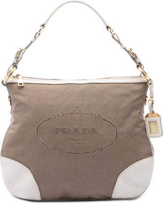 Prada Pre-owned Prada Canvas Canapa Logo Shoulder Bag Ladies FMCBEVYIKYJCML2R