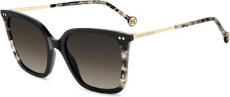 Carolina Herrera Zonnebril - Dames - Zonnebrillen - Zwart - 53 MM - Accessoires