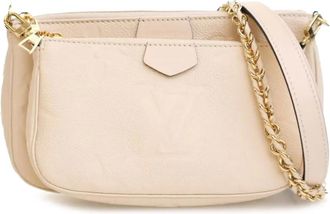 Louis Vuitton 2019-2025 Monogram Giant Empreinte Multi Pochette Accessoires satchel - Marrone