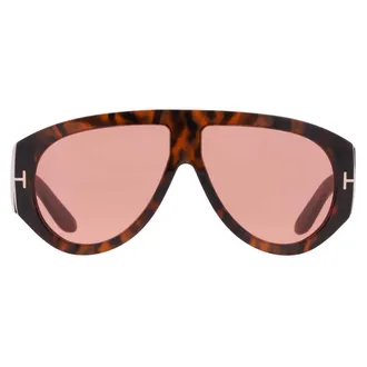 Tom Ford Bronson Red Pilot Mens Sunglasses FT1044 52S 60