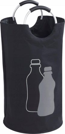 WENKO Jumbo Cesto De Recogida Negro 69 Litros