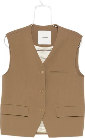 Nanushka Gilet con abbottonatura - Marrone