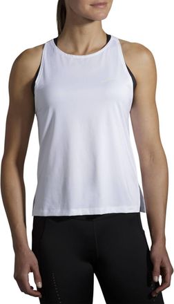 Brooks Womens Sprint Free Tank Top In White