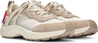 HUGO BOSS Mixed-material trainers with decorative reflective effects