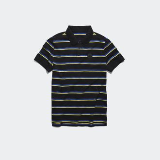 Canada Goose Beckley Striped Polo (Men, Black Lorne Stripe, S)