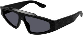 Gucci Stijlvolle zonnebril voor modieuze individuen - Dames - Zonnebrillen - Zwart - 58 MM - Accessoires