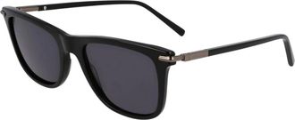 Ferragamo Sf 2028S Zonnebril - Heren - Zonnebrillen - Zwart - 54 MM - Accessoires