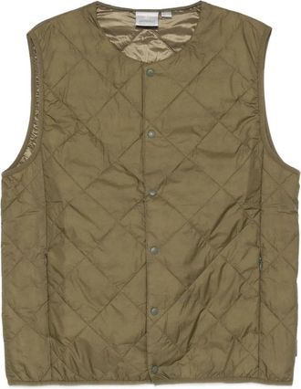 Gramicci Gewatteerd Thermisch Isolatie Vest - Heren - Bodywarmers - Groen - L - Polyester - Jassen
