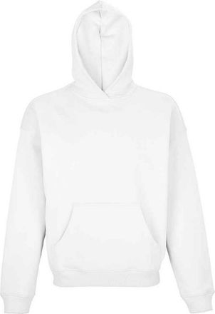 SOLS Uniseks Adult Connor Oversized Hoodie (Wit)
