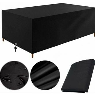 Elle Funda Para Muebles De Jard&iacute;n De 213 X 132 X 74 Cm. Lona Protectora Para Mesas De Jard&iacute;n Y Muebles De Exterior. Impermeable, Resistente Al Viento, A Lo