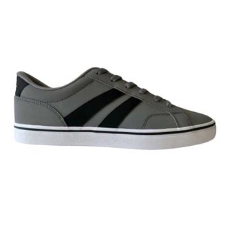 Lonsdale Heren-sportschoenen met veters (Grijs/Zwart/Wit)