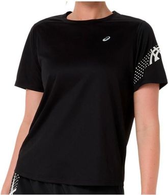 Asics Icon S/S Top Laufshirt f&uuml;r Damen | schwarz