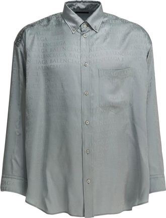 Balenciaga Dames Shirts Kleding Ss 26 - Dames - Overhemden - Grijs - XS - Overhemden