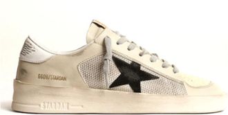 Golden Goose Vintage Off-White Sneakers met sterdetail - Dames - Sneakers - Beige - 39 EU - Schoenen