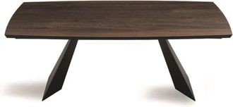 Capodarte Capodarte - Tavolo fisso 200 cm con piano in Rovere Termico gilmour