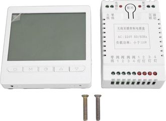 OEM Panel De Control De Temperatura Con Termostato Lcd Inal&aacute;mbrico De 220 V Rf, Controlador Inteligente De Aire Acondicionado Para El Hogar, Ideal Para Ve