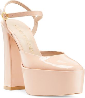 Stuart Weitzman Skyhigh 145 Platform Pump in Poudre at Nordstrom Rack, Size 7.5