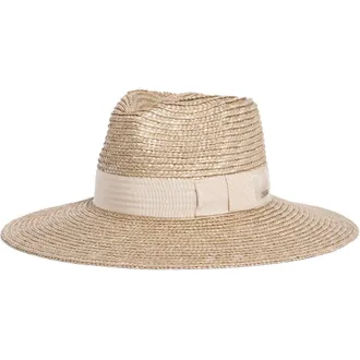 Brixton Joanna Straw Hat in Smoke Grey at Nordstrom Rack, Size Small