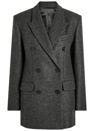Isabel Marant Isidora Double-breasted Wool Jacket - Grey - 42 (UK14 / L)