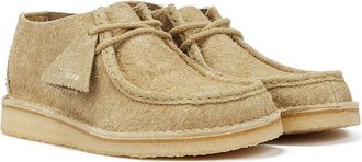 Clarks Desert Nomad Maple Hairy Suede Mens Maple Boots - UK 9
