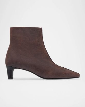 Bernardo 50mm Everett Leather Ankle Booties
