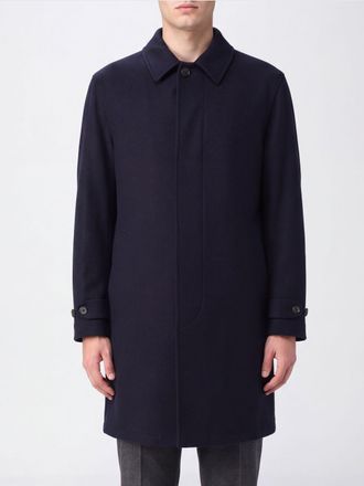 Brioni Single-Breasted Knee-Length Coat in Cashmere with Concealed Fastening
