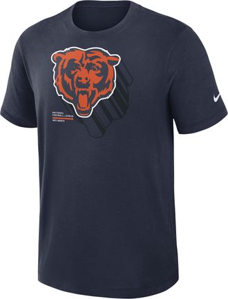 Nike Chicago Bears Slub Nike Mens Dri-FIT NFL T-Shirt in Blue | 034941L7Q-3TJ