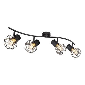 Globo Lighting Foco - Priska - Negro - Metal - Foco De Superficie - E27 - Globo