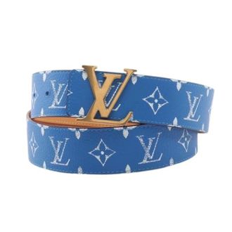Louis Vuitton Pre-owned Belts, male, Blue, Size: ONE SIZE Pre-owned Vintage Standard Belt