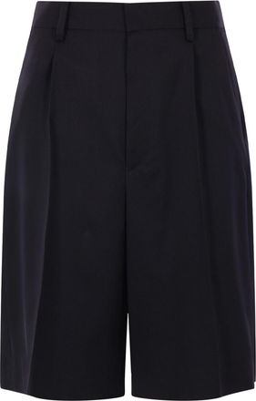 Undercover Wollen geplooide skort - Blauw