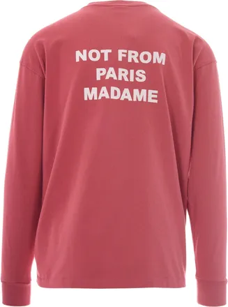 Dr&ocirc;le de Monsieur Mens T-Shirt Slogan Blush Pink Cotton T-Shirts And Polos