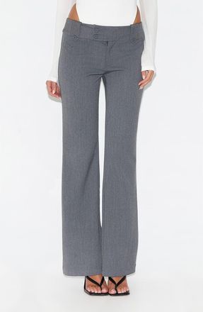 Tiger Mist Kittie Low Rise Pants in Grey at Nordstrom, Size Large
