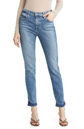 AG - Adriano Goldschmied Mari High Waist Slim Straight Leg Jeans in Resort at Nordstrom Rack, Size 23