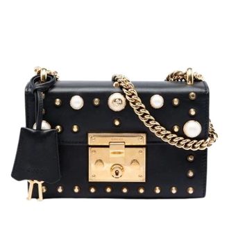 Gucci Pre-owned Cross Body Bags, female, Black, Size: ONE SIZE Pre-owned Vintage Crossbody Bag