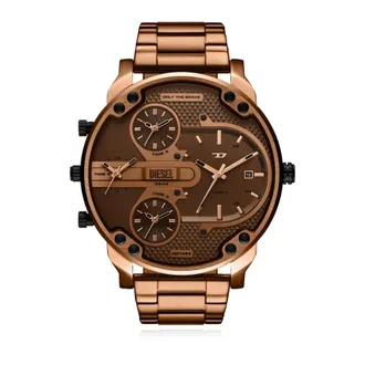 Diesel Watches, male, Yellow, Size: ONE SIZE Mr Daddy Slim Stainless Steel Watch