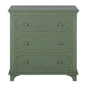 Maisons du monde C&oacute;moda con 3 cajones en verde caqui 82,5 cm