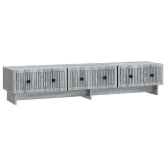 vidaXL Mueble De Tv Con Caj&oacute;n Gris Sonoma 147 X 34,5 X 30 Cm Vidaxl