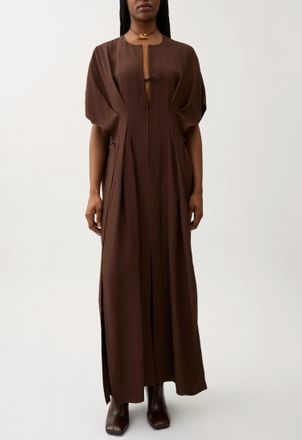 Rodebjer Kimberly Maxi Dress In Coffee